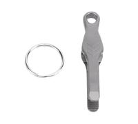 Gucagle Mini pince à porte-clés portable, petite pince à épiler, gadget d'extérieur pour ramasser de petits objets pour le camping et les voyages, construction en alliage TC4 Ti avec