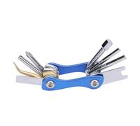 Gucagle Outil Multifonction de réparation de plongée sous-Marine en Acier Inoxydable 420, Outil de plongée Compact et Pliable Portable 8 en 1 pour l'installation du Cylindre BCD, la