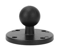 Gucagle Plaque d'adaptation AMPS en métal, Support à Boule Ronde Durable de 1 Pouce avec Base de perçage à 4 Trous en Alliage d'aluminium pour Bateaux, Kayaks, camions, Voitures