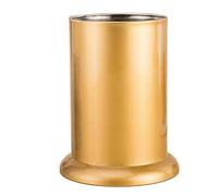 Gucagle Porte-ustensiles de cuisine, organisateur de couverts en acier inoxydable, seau à baguettes commercial pour paille, cuillères, fourchettes, grande capacité de stockage pour