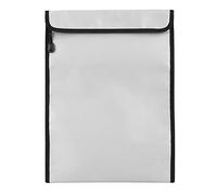 Gucagle Sac à Documents Ignifuge et résistant au feu, Pochette enveloppe, Protection Haute température pour Documents Importants, passeports, Photos, fichiers au Format A4, Argent 11,02 x