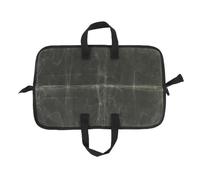 Gucagle Sac de Rangement d'outils de Chef, Sac de Rangement en Toile, Support de Fourchette Portable, Organisateur d'ustensiles de Cuisine, Camping Barbecue Pique-Nique (Vert OD)