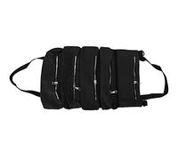Gucagle Sac de Rangement d'outils en Toile, Conception Pliable à Fermeture éclair, Organisateur léger et Durable de Grande capacité pour l'industrie Domestique (Noire)