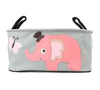 Gucagle Sac de Rangement Suspendu pour Poussette de bébé, Organisateur Multifonctionnel Portable avec 4 Poches pour poussettes de bébé, Chariots à Parapluie, Tissu Oxford, Motif Animal