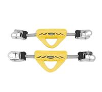 Gucagle Sangle à Ressort pour Palmes de plongée 316 en Acier Inoxydable à Double Usage pour Palmes de plongée sous-Marine Sangle de Talon à Ressort avec Boucles pour Palmes Jet Fin OMS (Jaune)