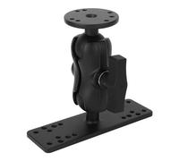 Gucagle Support de détecteur de Poissons à Bras Court en Alliage d'aluminium, Support Universel à Bille pour GPSMAP Striker Plus ECHOMAP Lowrance Humminbird Raymarine Fish Finders