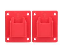 Gucagle Support de machine à outils électriques durable ABS + PC plaque de base montable au mur pour M18 18 V 20 V accessoire de perceuse électrique pièces de quincaillerie noir rouge (Rouge)