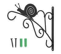 Gucagle Support de plante suspendu, support de plante décoratif en fer Stable et robuste pour lanternes de mangeoire à fleurs et oiseaux (Clou)