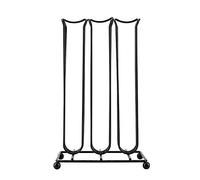 Gucagle Support de stockage de capsules de café, support vertical en fer chromé noir, peut contenir 42 capsules, pour la maison, le bureau, le restaurant, l'affichage commercial