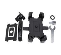Gucagle Support de téléphone de Moto résistant aux Chocs, Support de téléphone Portable Rotatif à 360 degrés pour Guidon de Moto pour vélo électrique, Cyclisme, Alliage d'aluminium ABS