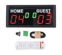 Gucagle Tableau de Bord numérique alimenté par Batterie, Affichage LED Portable, Connexion Bluetooth sans Fil, marqueur Multifonction pour Jeux de Sport en Salle, Alliage d'aluminium 1,8