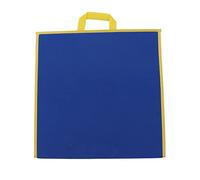 Gucagle Tableau de Flanelle en Feutre Pliable Double Face Portable Autoportant Livre Silencieux d'enseignement pour l'apprentissage précoce des Enfants Salle de Classe Maison École Bureau (Bleu Noir)