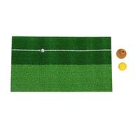 Gucagle Tapis de pratique de golf Aides à l'entraînement de golf portables avec putter de qualité supérieure pour la pratique intérieure et extérieure du jardin Tapis antidérapant en