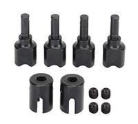 Gucagle Tasse différentielle de Transmission de Puissance Efficace et Robuste en Acier RC Diff Outdrive, pour Voitures 1/7 1/8 RC, système de Rotation CVD Durable (Noire)