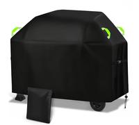 Gucass Housse Barbecue Exterieur, 420D Oxford Bache Barbecue Imperméable 165x70x125 cm, Housse de Protection Barbecue Gaz, Bâche de Protection BBQ Couverture de Gril Anti-Vent/UV/Poussière