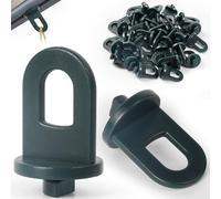 Gucass Lot de 50 Clips pour Effet de Serre | Installation Facile | Attaches en Plastique pour Petite Serre | Clips à Effet de Serre Polyvalents