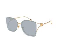 Gucci GG1713SA 001, Lunettes de soleil, Carrée, Femme, Doré