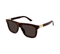 Gucci Homme GG1502S 002 Lunettes de soleil Acétate Havane Marron Carré
