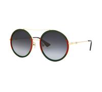 GUCCI EYEWEAR Lunettes de soleil unisexes GG0061S 003 Metal Gold Green