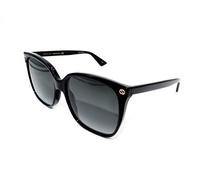 Gucci femme GG0022S 001 Montures de lunettes, Noir (Black/Grey), 57