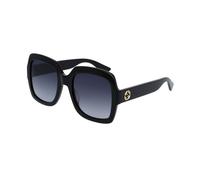 Gucci Femme GG0036SN 001 Lunettes de soleil Acétate Noir Gris Carré Normale Ombré