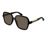 Gucci Femme GG1189S 001 Lunettes de soleil Acétate Noir Marron Carré Polarisé
