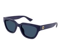 Gucci Femme GG1578S 004 Lunettes de soleil Injecté Violet Bleu Cat Eye