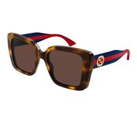 Gucci Femme GG1861S 002 Lunettes de soleil Acétate Havane Marron Carré