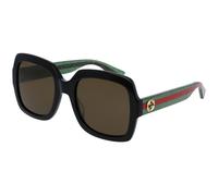 Gucci Femme Gucci GG0036SN 002 Lunettes de soleil Acétate Noir Marron Carré Normale