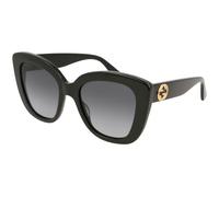 Gucci Femme Gucci GG0327S 001 Lunettes de soleil Acétate Noir Gris Cat Eye Normale Ombré