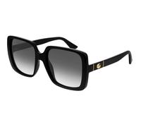 Gucci Femme Gucci GG0632S 001 Lunettes de soleil Injecté Noir Gris Carré Normale Ombré