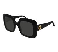 Gucci Femme Gucci GG0896S 001 Lunettes de soleil Acétate Noir Gris Carré Normale