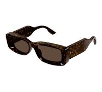 Gucci Femme Gucci GG1528S 002 Lunettes de soleil Acétate Havane Marron Carré