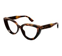Gucci Femme Gucci GG1530O 002 Montures optiques Acétate Havane Transparent Cat Eye
