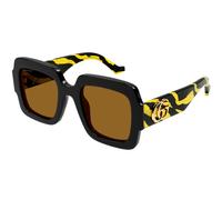 Gucci Femme Gucci GG1547S 004 Lunettes de soleil Acétate Noir Marron Carré