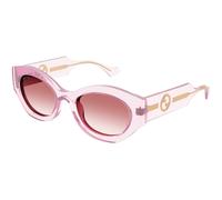 Gucci Femme Gucci GG1553S 003 Lunettes de soleil Injecté Rose Rouge Ronde