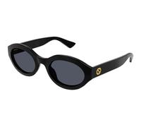 Gucci Femme Gucci GG1579S 001 Lunettes de soleil Injecté Noir Gris Géométrique