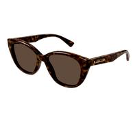 Gucci Femme Gucci GG1588S 002 Lunettes de soleil Acétate Havane Marron Cat Eye