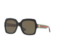 Gucci Femme Sunglass GG0036SN - Couleur du Monture: Noir, Couleur de Lentille: Vert