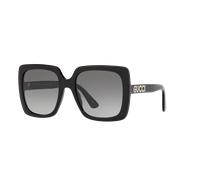 Gucci Femme Sunglass GG0418S - Couleur du Monture: Noir, Couleur de Lentille: Dégradé Gris