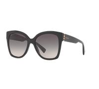 Gucci Femme Sunglass GG0459S - Couleur du Monture: Noir brillant, Couleur de Lentille: Gris