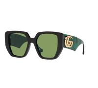 Gucci Femme Sunglass GG0956S - Couleur du Monture: Noir, Couleur de Lentille: Vert