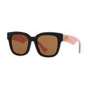 Gucci Femme Sunglass GG0998S - Couleur du Monture: Noir, Couleur de Lentille: Brun