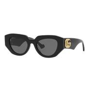 Gucci Femme Sunglass GG1421S - Couleur du Monture: Noir, Couleur de Lentille: Gris