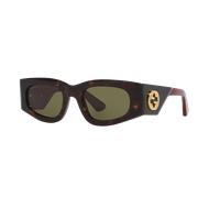 Gucci Femme Sunglass GG1664S - Couleur du Monture: Écaille, Couleur de Lentille: Vert