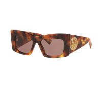 Gucci Femme Sunglass GG1842S - Couleur du Monture: Écaille de tortue Blonde, Couleur de Lentille: Pourpre