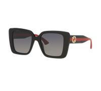 Gucci Femme Sunglass GG1861S - Couleur du Monture: Noir, Couleur de Lentille: Grey Grad Pol