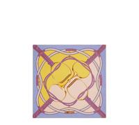 GUCCI foulard en soie à motif monogramme GG bleu - UNI