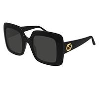 Gucci Femme GG0896S 001 Lunettes de soleil Acétate Noir Gris Carré Normale