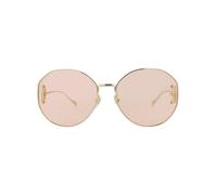 Gucci Gg1206sa 004 63 Lunettes de Soleil, Doré/Rose, Femmes